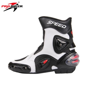 Men Motorcycle Boots PU Leather