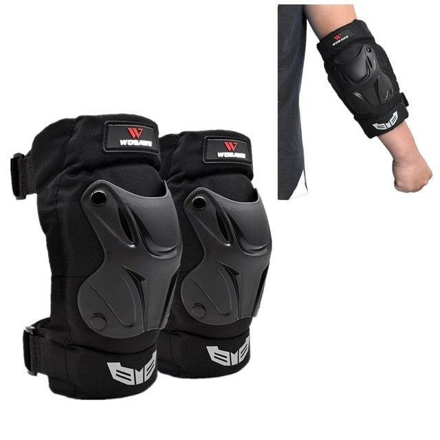 WOSAWE Motocross Knee Pads Elbow Protector