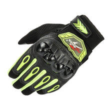 Load image into Gallery viewer, Motorcycle Gloves Black Racing Carbon Fiber Genuine Leather