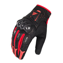 Load image into Gallery viewer, Motorcycle Gloves Black Racing Carbon Fiber Genuine Leather