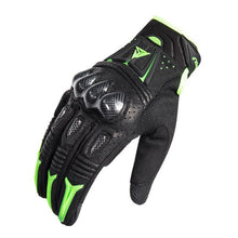 Load image into Gallery viewer, Motorcycle Gloves Black Racing Carbon Fiber Genuine Leather