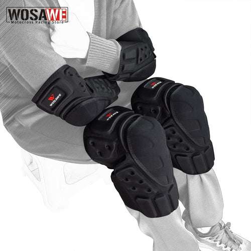 WOSAWE Motorcycle Motocross Knee Pads