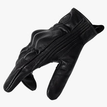 Load image into Gallery viewer, Real Leather Motorcycle Gloves Waterproof Windproof