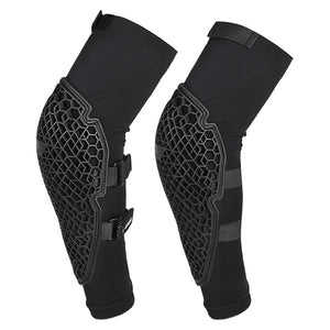 Black Motorcycle Knee Pads