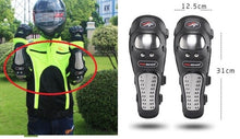 Load image into Gallery viewer, 4Pcs/Set Motorcycle Kneepad Stainless