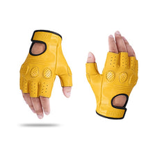 Load image into Gallery viewer, Summer/Winter Motorcycle Sheepskin leather Gloves