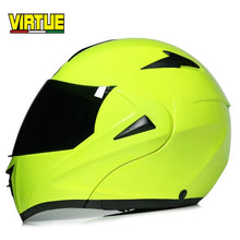 Load image into Gallery viewer, Motorcycle helmet with double glass lens and mask