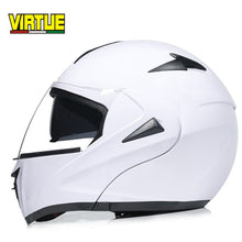 Load image into Gallery viewer, Motorcycle helmet with double glass lens and mask