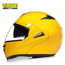 Load image into Gallery viewer, Motorcycle helmet with double glass lens and mask