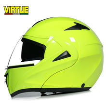 Load image into Gallery viewer, Motorcycle helmet with double glass lens and mask