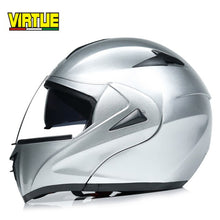 Load image into Gallery viewer, Motorcycle helmet with double glass lens and mask