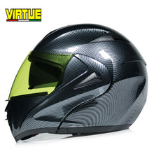 Load image into Gallery viewer, Motorcycle helmet with double glass lens and mask