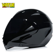 Load image into Gallery viewer, Motorcycle helmet with double glass lens and mask