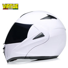 Load image into Gallery viewer, Motorcycle helmet with double glass lens and mask