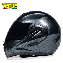 Load image into Gallery viewer, Motorcycle helmet with double glass lens and mask