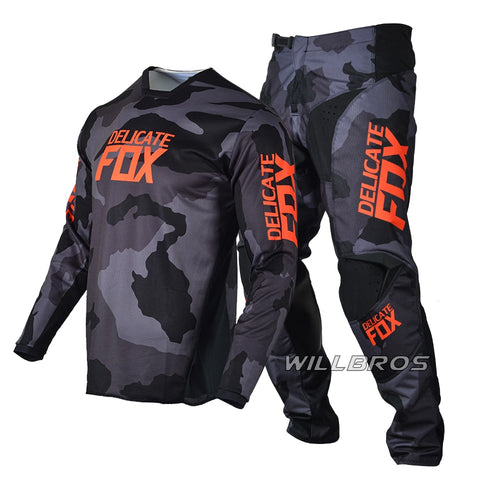 Delicate Fox 180 Oktiv Trev Jersey Pants Motorbike Motocross Racing Suit