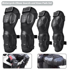 Load image into Gallery viewer, 4PCs Motorcycle Elbow Guards Knee Pad