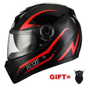 Motorcycle Helmet With Dual Lens