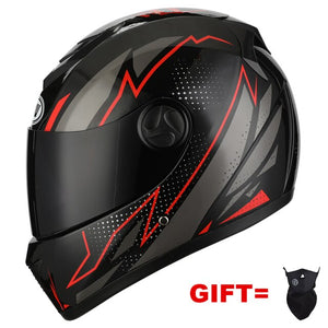 Motorcycle Helmet With Dual Lens