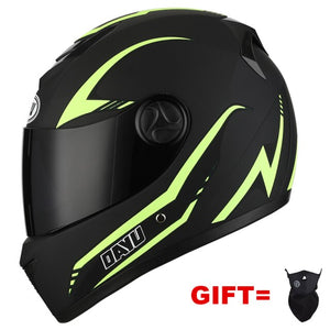 Motorcycle Helmet With Dual Lens