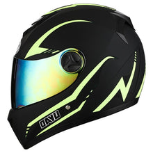 Load image into Gallery viewer, Matte Black Full Face Motorcycle Helmet With Dual Lens