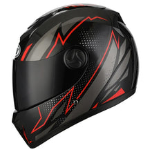 Load image into Gallery viewer, Matte Black Full Face Motorcycle Helmet With Dual Lens