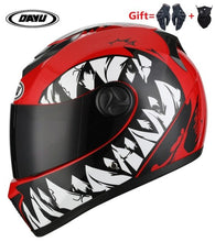 Load image into Gallery viewer, 2 Gifts Full Face Motorcycle Helmet With Dual Lens