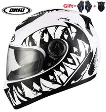 Load image into Gallery viewer, 2 Gifts Full Face Motorcycle Helmet With Dual Lens