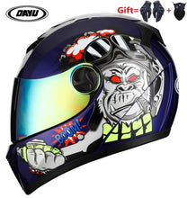 Load image into Gallery viewer, 2 Gifts Full Face Motorcycle Helmet With Dual Lens