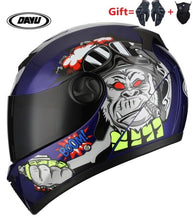 Load image into Gallery viewer, 2 Gifts Full Face Motorcycle Helmet With Dual Lens