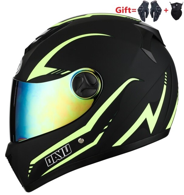 2 Gifs Full Face Motorcycle Helmet