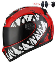 Load image into Gallery viewer, 2 Gifs Full Face Motorcycle Helmet