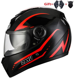 2 Gifs Full Face Motorcycle Helmet