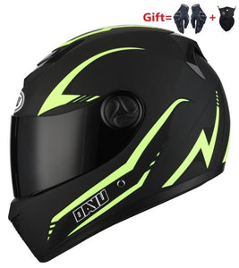 2 Gifs Full Face Motorcycle Helmet