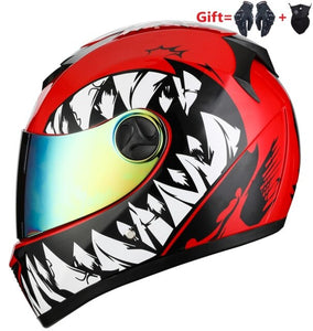 2 Gifs Full Face Motorcycle Helmet