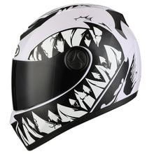 Load image into Gallery viewer, Full Face Motorcycle Helmet Washable Lining with Dual Lens