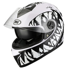 Load image into Gallery viewer, Full Face Motorcycle Helmet Washable Lining with Dual Lens