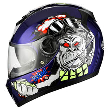 Load image into Gallery viewer, Full Face Motorcycle Helmet Washable Lining with Dual Lens