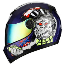 Load image into Gallery viewer, Full Face Motorcycle Helmet Washable Lining with Dual Lens