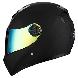 Full Face Motorcycle Helmet Washable Lining with Dual Lens