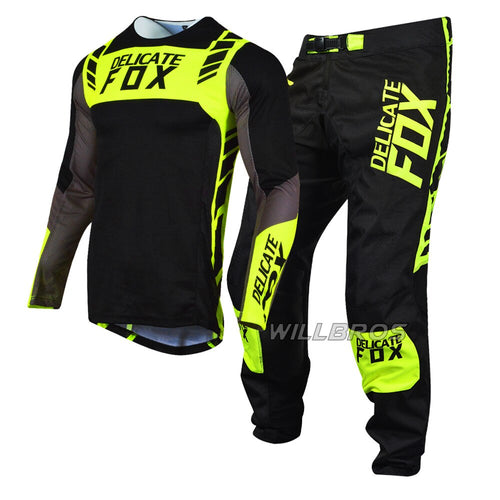 Delicate Fox Flexair Mach Jersey Pants Mountain Bicycle Offroad Suit