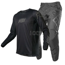 Load image into Gallery viewer, Red Troy Fox MX ATV 180 Revn Jersey Gear Set