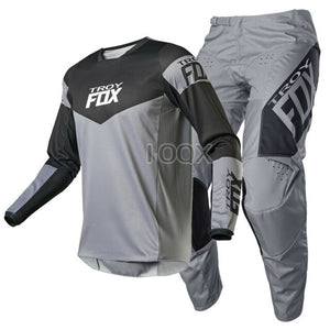 Red Troy Fox MX ATV 180 Revn Jersey Gear Set