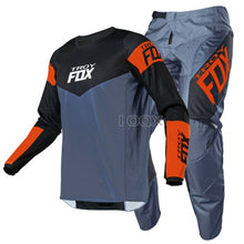 Load image into Gallery viewer, Red Troy Fox MX ATV 180 Revn Jersey Gear Set