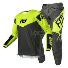 Load image into Gallery viewer, Red Troy Fox MX ATV 180 Revn Jersey Gear Set