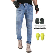 Load image into Gallery viewer, Motorcycle Pants Jeans For Men Summer Casual Moto Motocross